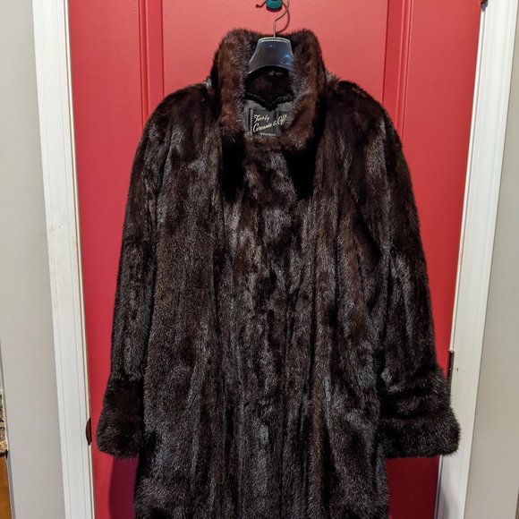 Brown Vintage Mink Coat - Picture 1 of 9